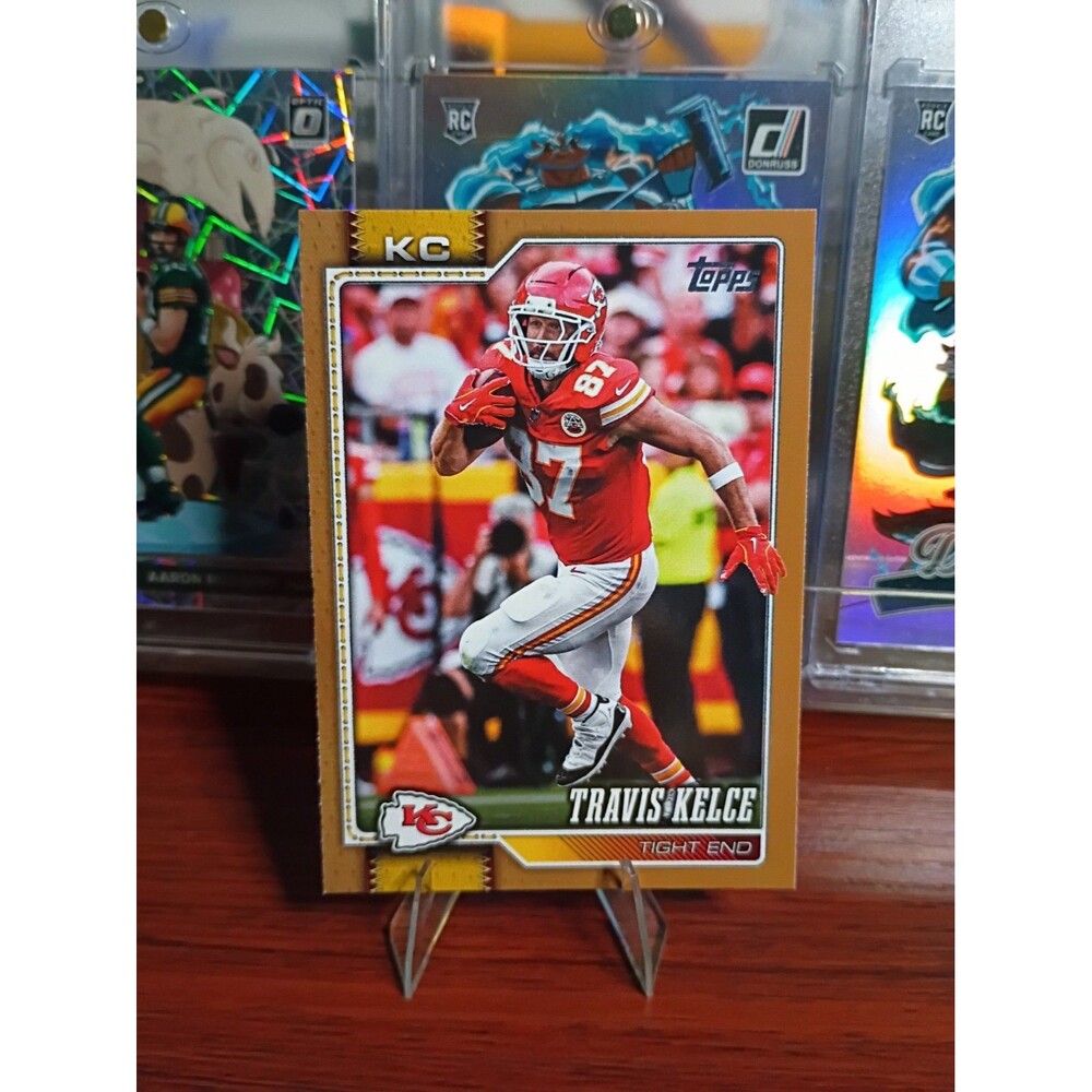 Travis Kelce 2026 Topps Flagship Gold /2026 Serial Numbered